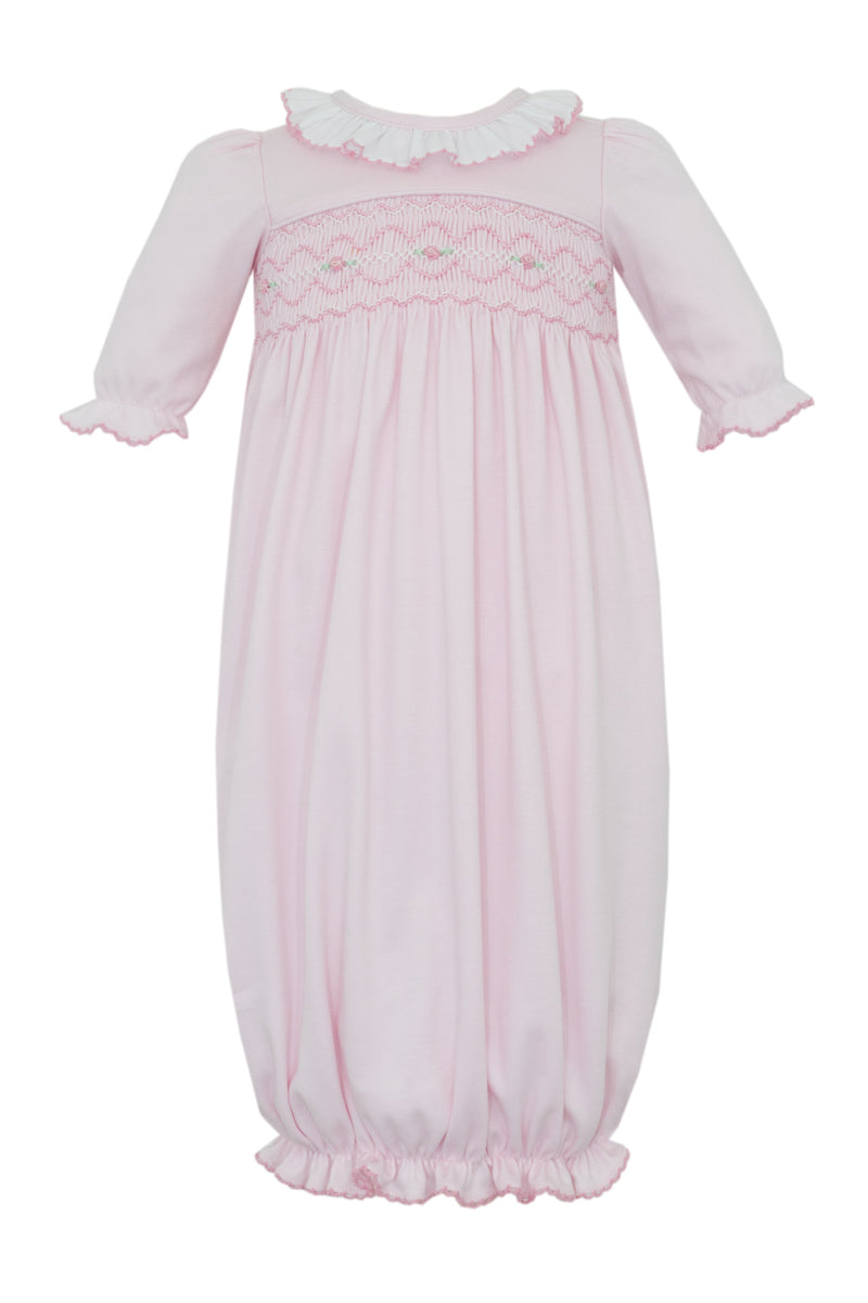 Petit Bebe Elizabeth Pink Knit Gown – Fun & Fancy Children's Boutique