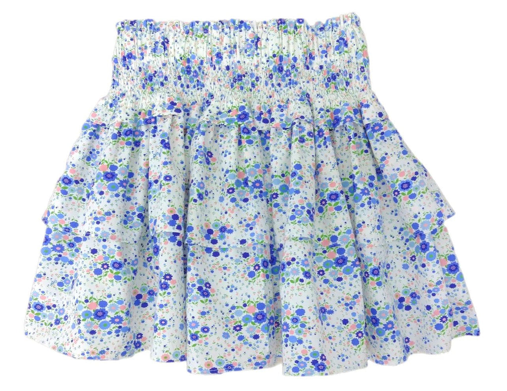 BE Elizabeth Smocked Ruffle Skirt Fall Floral - Fun & Fancy Children's Boutique