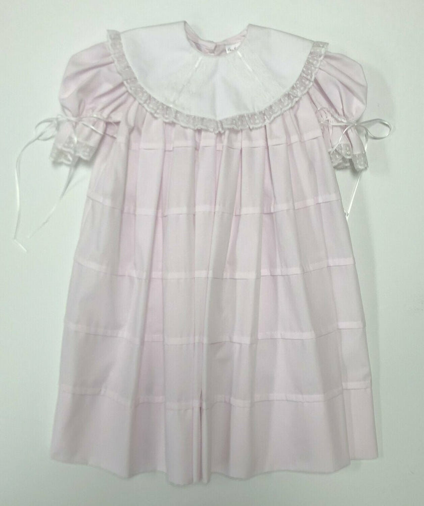 La Jenns Pink Dress with White Lace - Fun & Fancy Children's Boutique