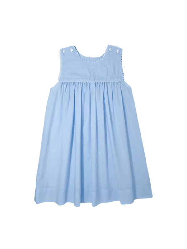 Lullaby Set Charming Dress Blue/White Ric Rac Fun & Fancy Children's