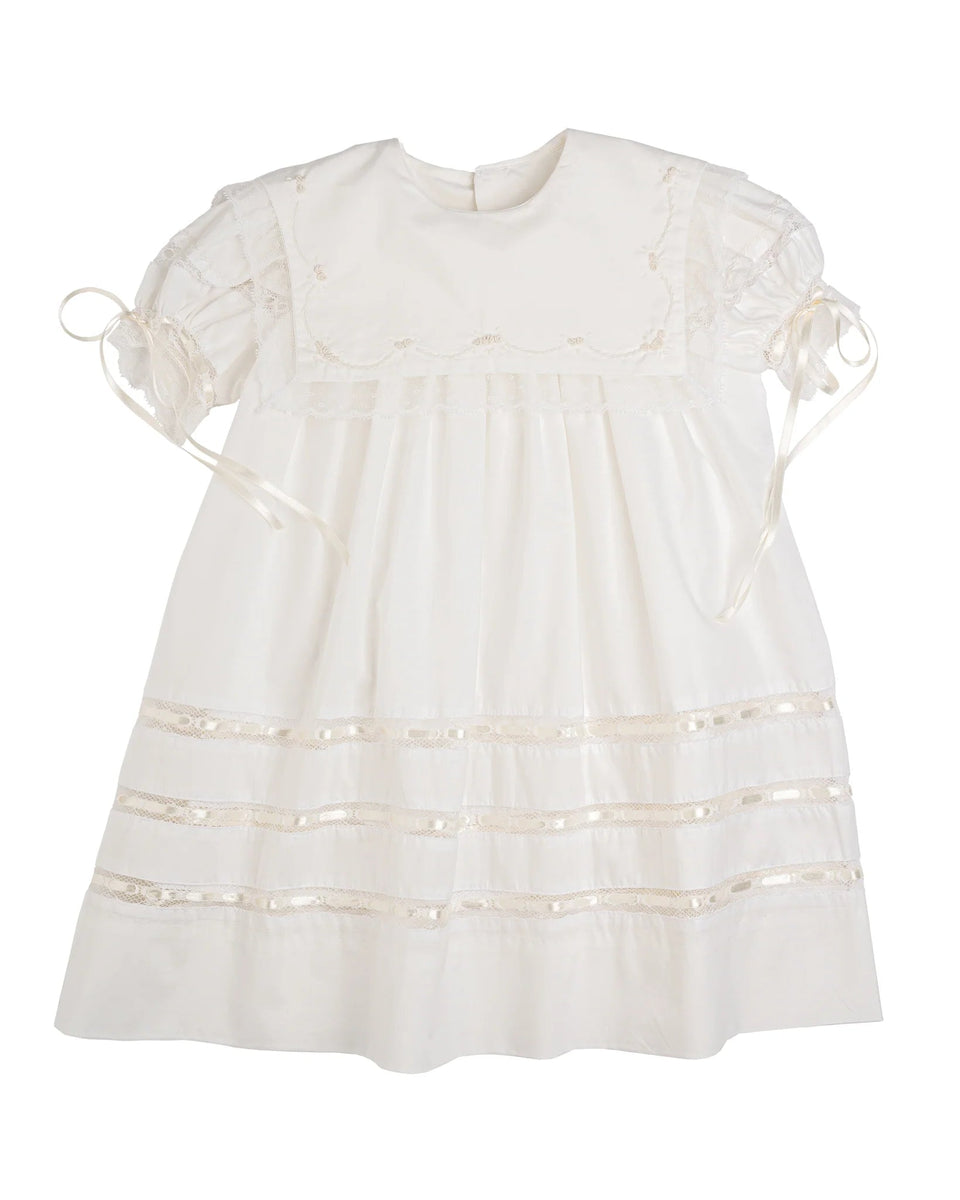 Lullaby Set 1956 Daygown Set, Blessings White, Blue Batiste main image 1