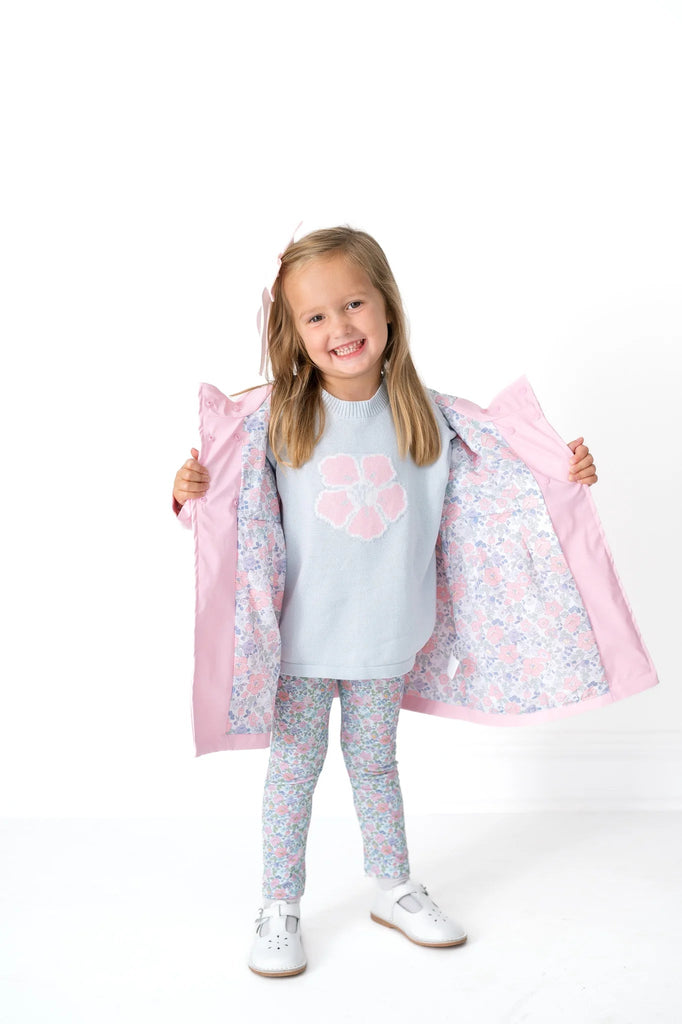 Lullaby Set Rainy Day Raincoat Pink, Floral - Fun & Fancy Children's Boutique