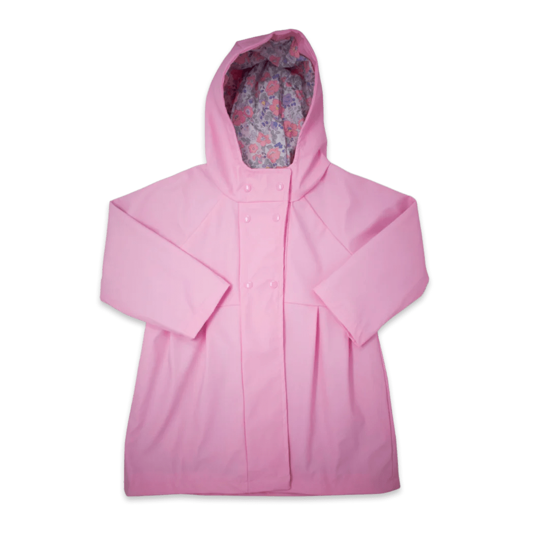 Lullaby Set Rainy Day Raincoat Pink, Floral Fun & Fancy Children's