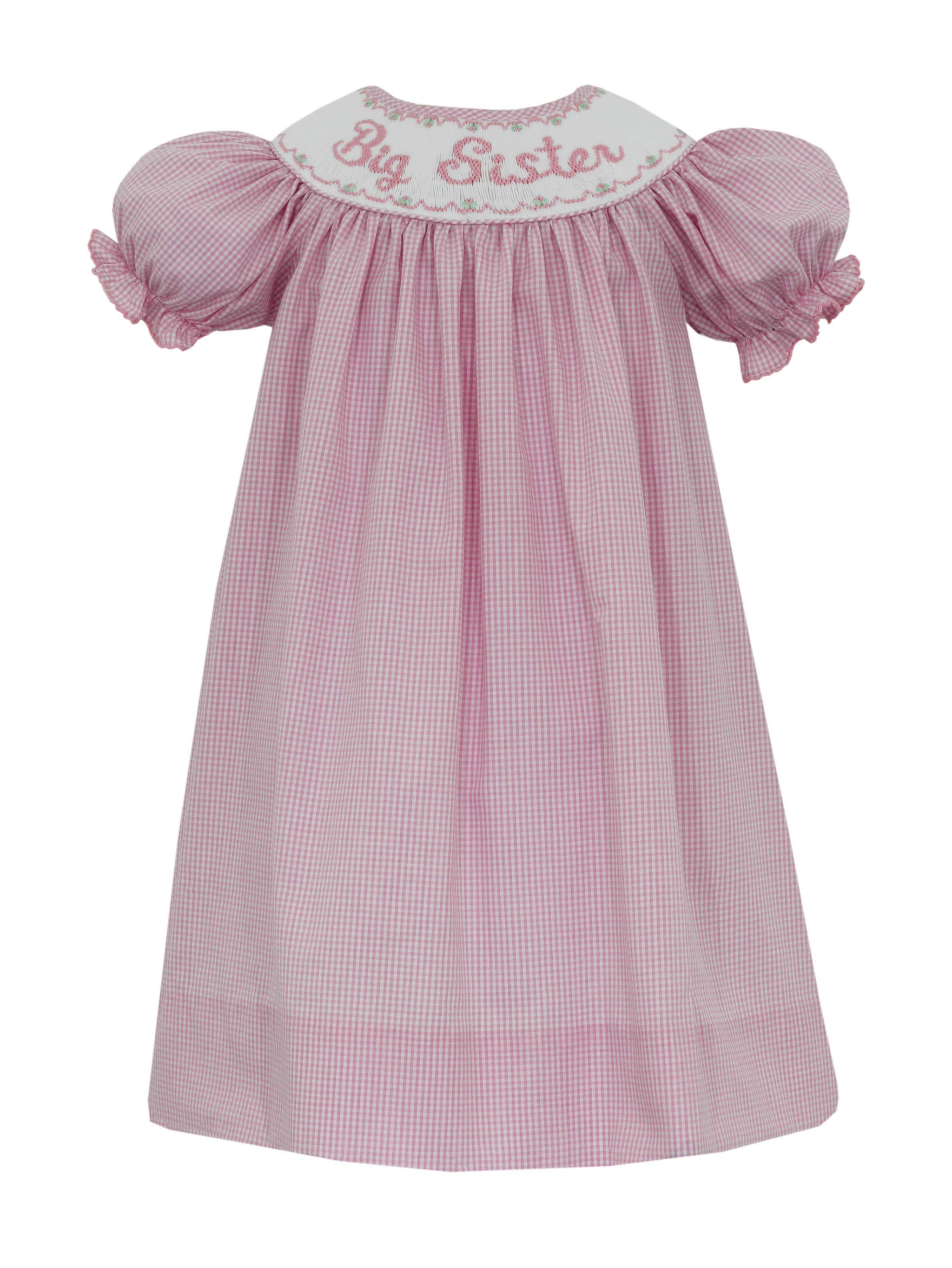 Anavini Big Sister Smocked Bishop Fun & Fancy Children's Boutique Anavini Big Sister Smocked Bishop Fun & Fancy Children's Boutique
