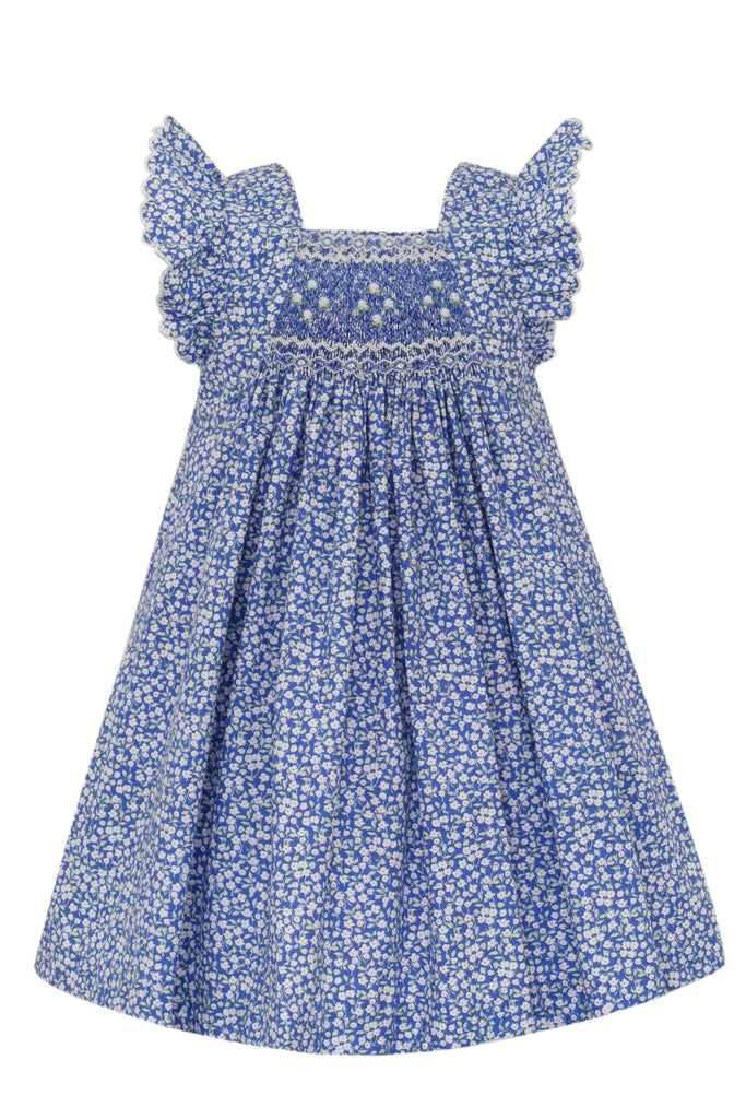 Anavini Sundress Blue Liberty Flowers - Fun & Fancy Children's Boutique