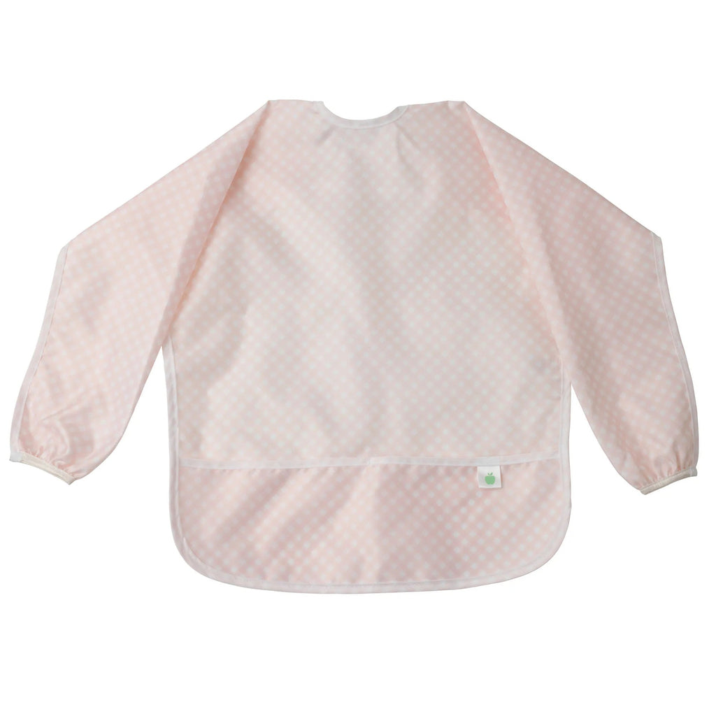 Apple of My Isla Cover Everything Bib Pink Gingham - Fun & Fancy Children's Boutique