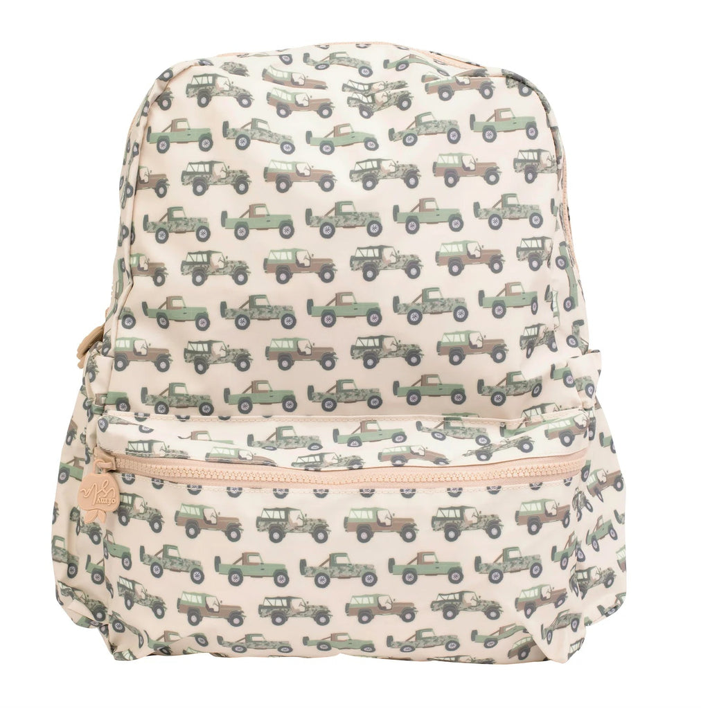 Apple of My Isla Large Backpack Jeeps - Fun & Fancy Children's Boutique