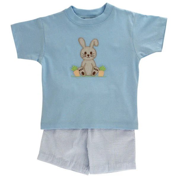 Bailey Boys Bashful Bunny Boys Short Set - Fun & Fancy Children's Boutique