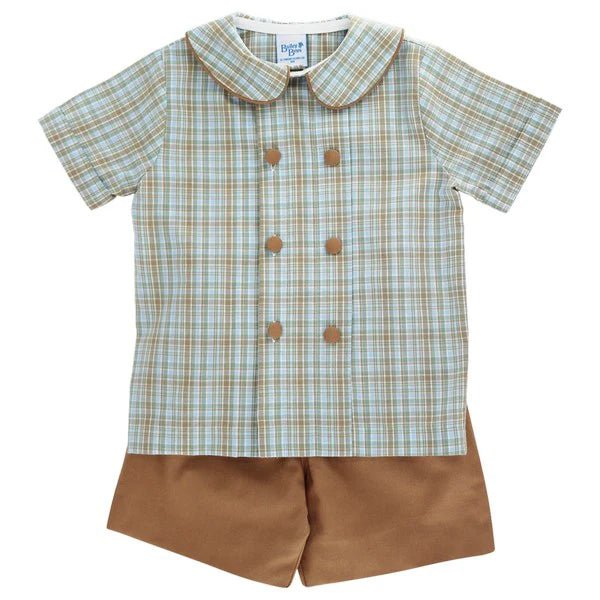 Bailey Boys Brownstone Dressy Short Set - Fun & Fancy Children's Boutique