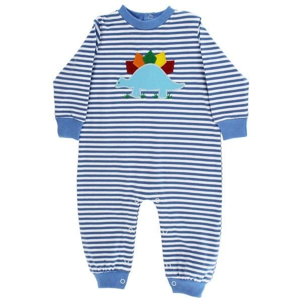 Bailey Boys Knit Romper Dino Dave - Fun & Fancy Children's Boutique