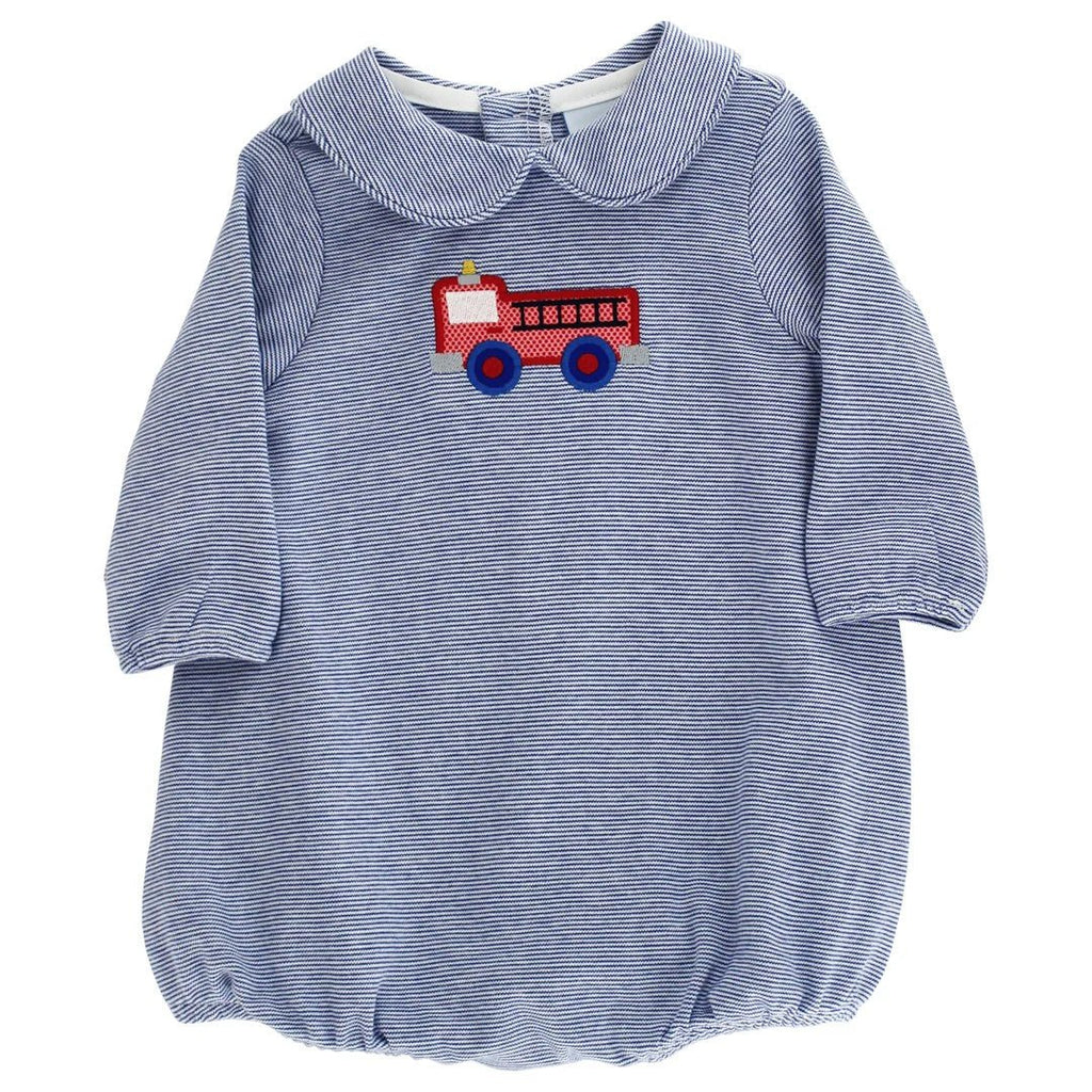 Bailey Boys Little Engine Knit Infant Bubble - Fun & Fancy Children's Boutique