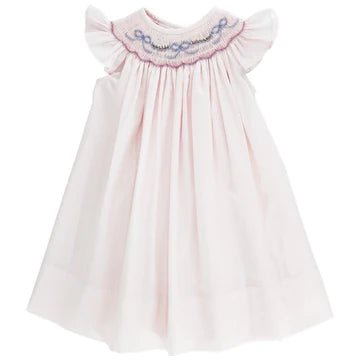 Bailey Boys Pink with Peri Bow Vine Bishop - Fun & Fancy Children's Boutique