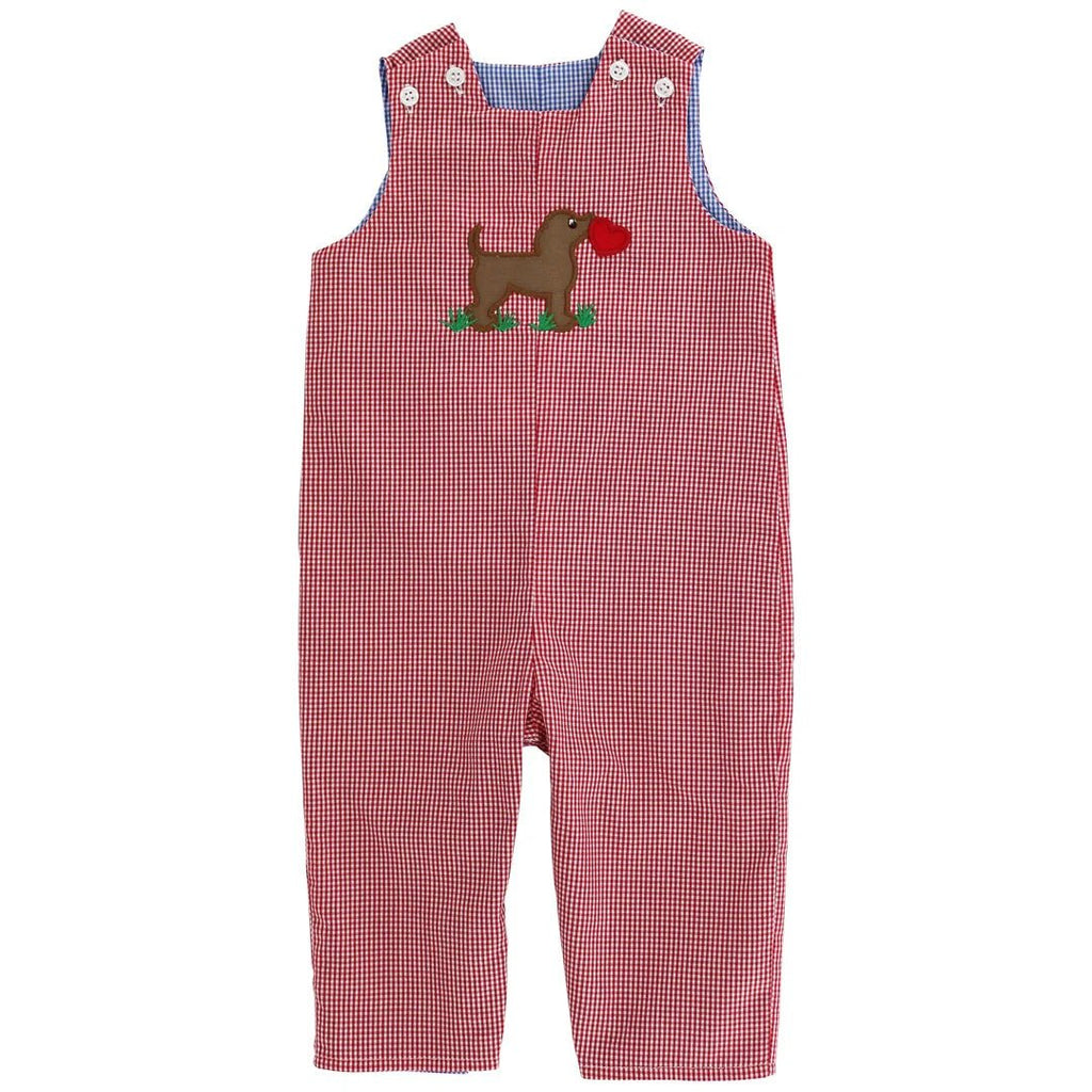 Bailey Boys Reversible John John Puppy Love - Fun & Fancy Children's Boutique