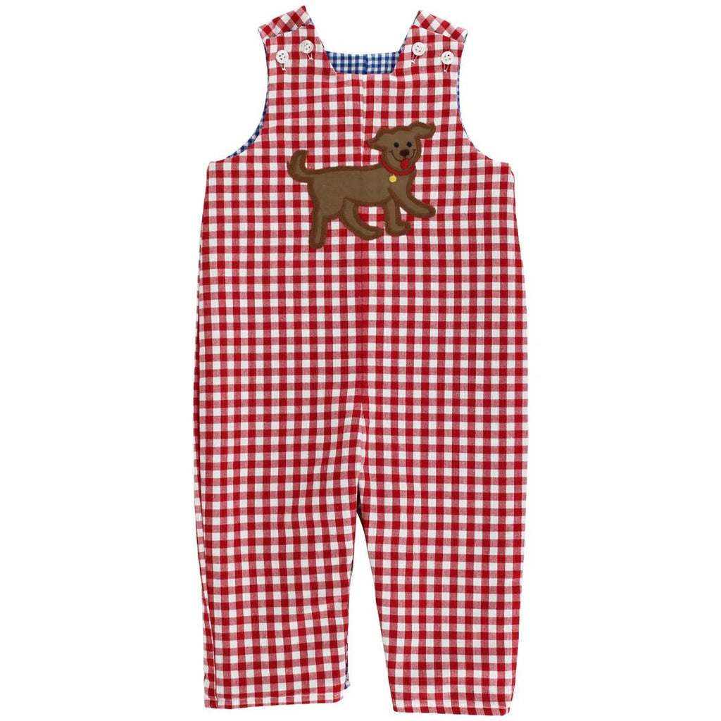 Bailey Boys Reversible Jon Jon Little Engine - Fun & Fancy Children's Boutique