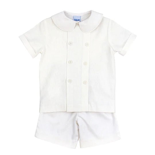 Bailey Boys Whisper Linen Dressy Short Set - Fun & Fancy Children's Boutique