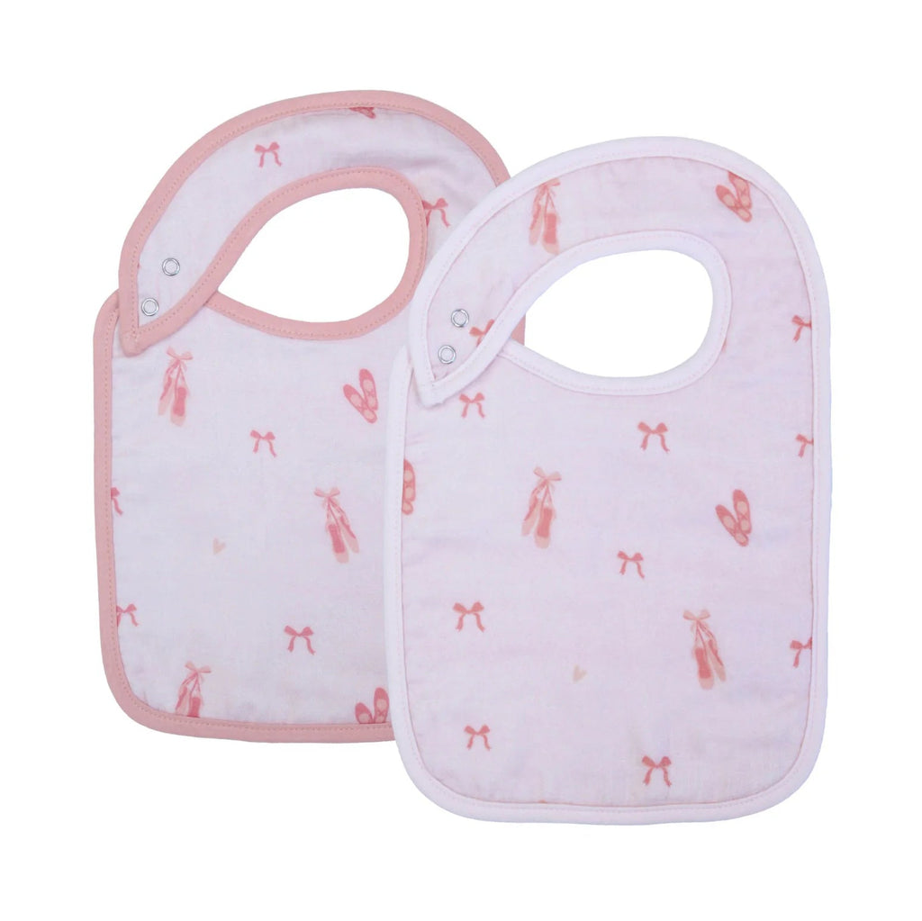 Bamboo Little Ballerina Bib Set - Fun & Fancy Children's Boutique