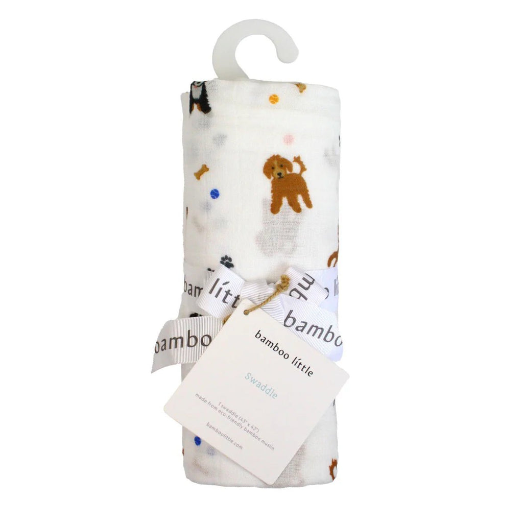 Bamboo Little Dogs Swaddle - Fun & Fancy Children's Boutique
