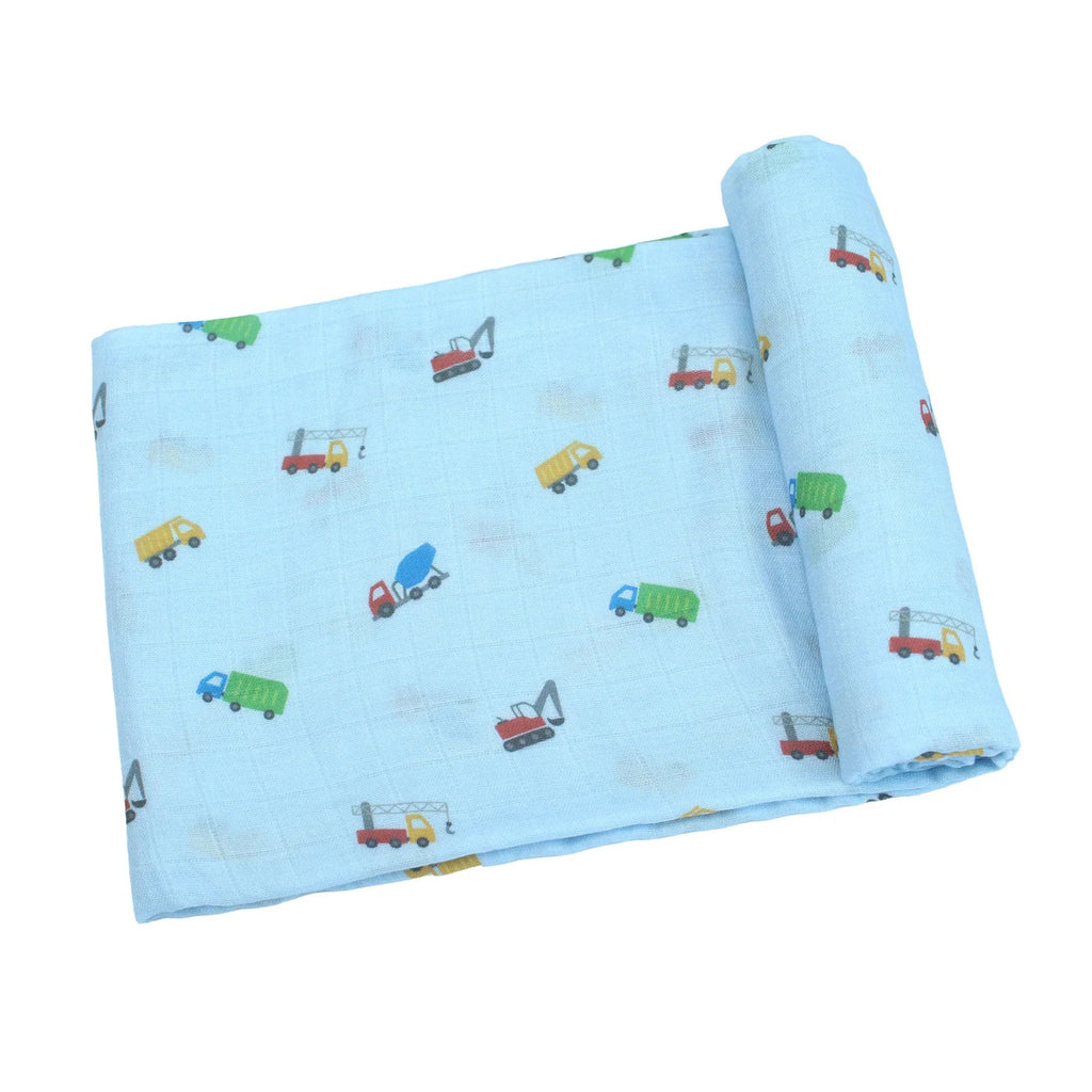 Bamboo Little Trucks Swaddle - Fun & Fancy Children's Boutique