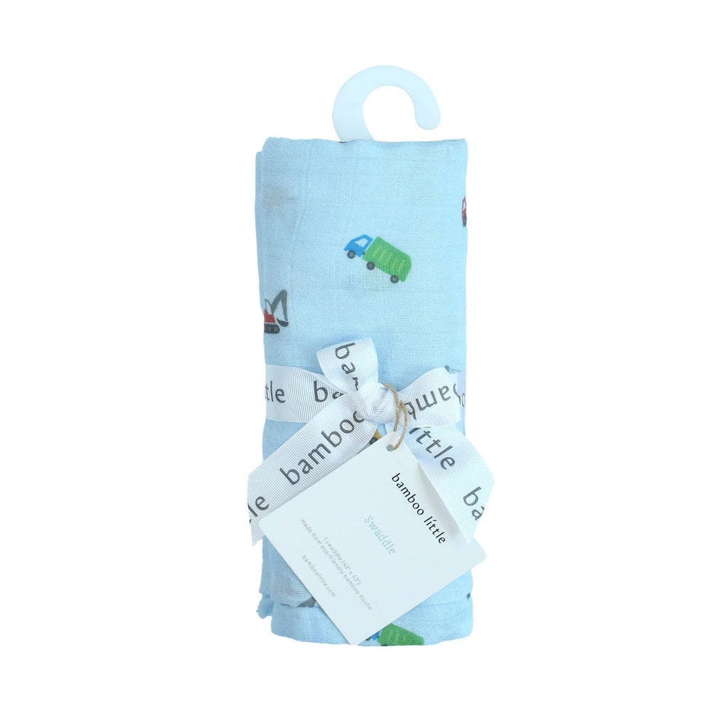 Bamboo Little Trucks Swaddle - Fun & Fancy Children's Boutique