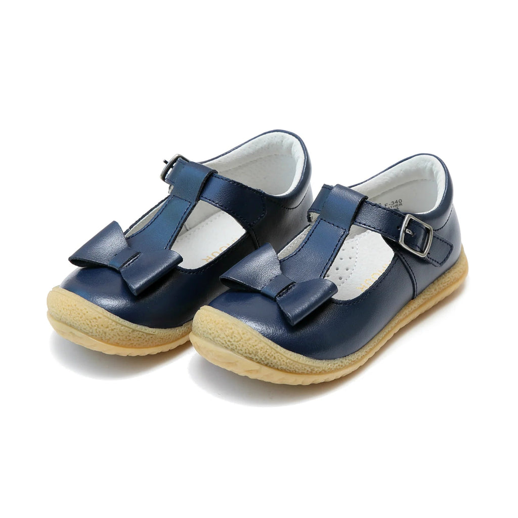 Emma Bow T - Strap Mary Jane Navy - Fun & Fancy Children's Boutique