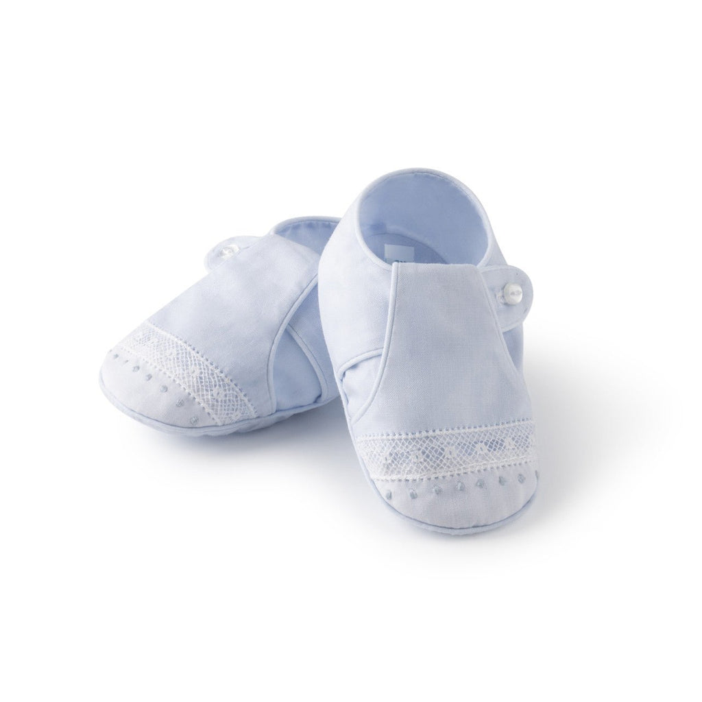 Feltman Brothers Boys Vintage Bloom Booties Blue/White - Fun & Fancy Children's Boutique
