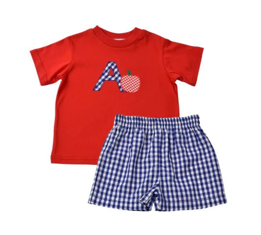 Funtasia Too Apple T - Shirt Short Set - Fun & Fancy Children's Boutique