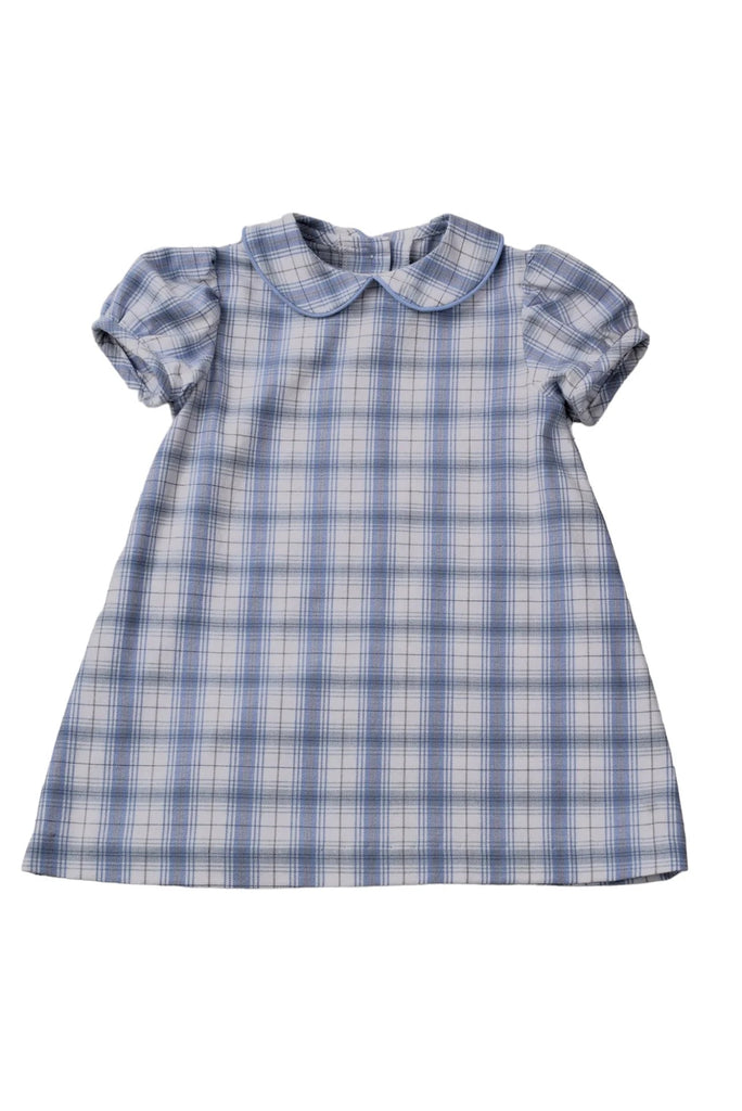 Funtasia Too Dress Blue/Tan Plaid - Fun & Fancy Children's Boutique