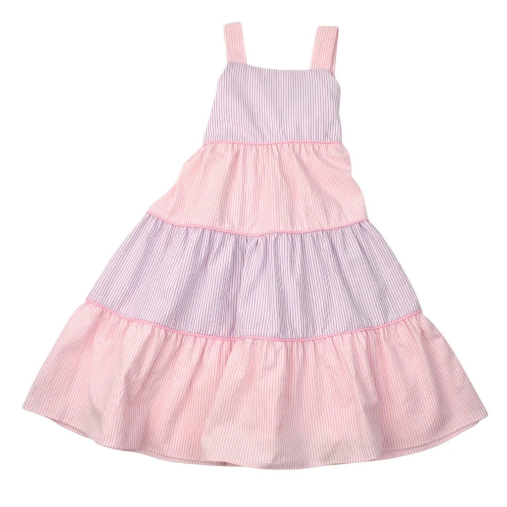 Funtasia Too Tiered Dress Pink and Lavender - Fun & Fancy Children's Boutique