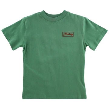 J. Bailey Logo Tee Baseball on Sage - Fun & Fancy Children's Boutique