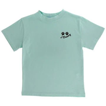 J. Bailey Logo Tee Dog on Seaglass - Fun & Fancy Children's Boutique