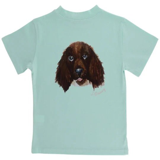 J. Bailey Logo Tee Dog on Seaglass - Fun & Fancy Children's Boutique