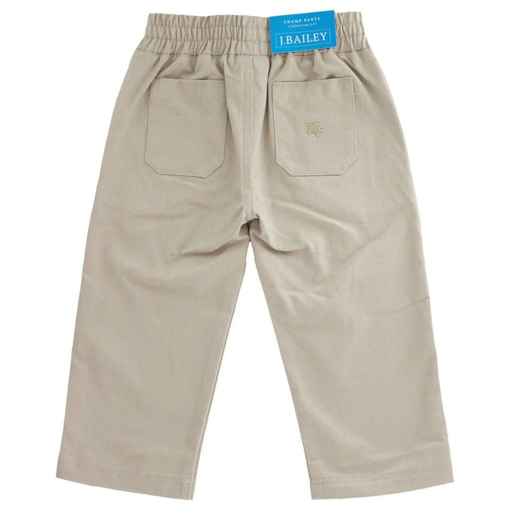 J. Bailey Pull on Khaki Twill - Fun & Fancy Children's Boutique
