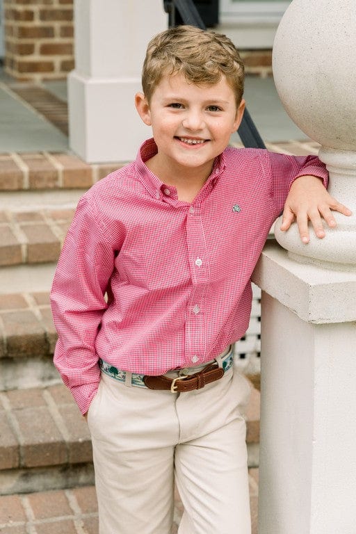 J. Bailey Red Check Button Down - Fun & Fancy Children's Boutique
