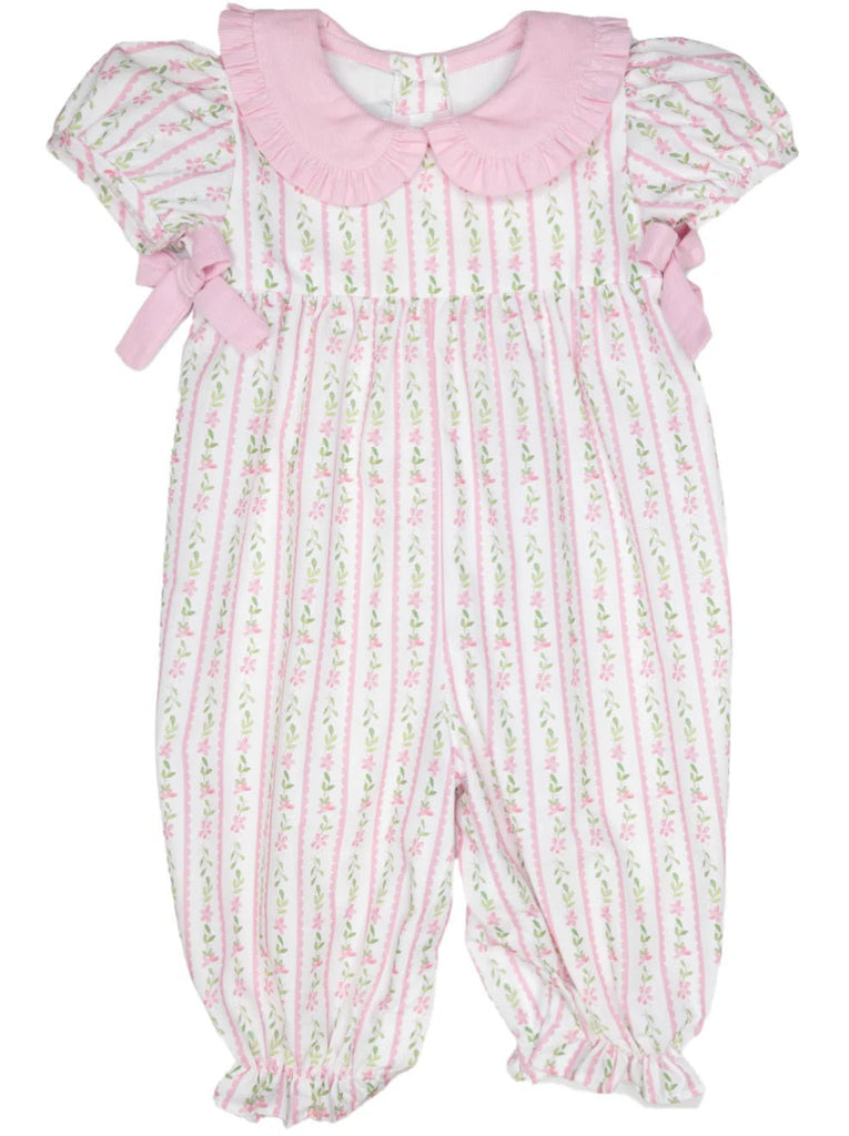 James & Lottie Cece Long Bubble Pink Floral Cord - Fun & Fancy Children's Boutique