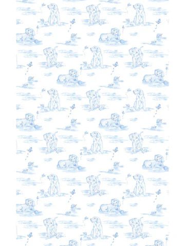 James & Lottie Mae Knit Bloomer Set Blue Puppy - Fun & Fancy Children's Boutique