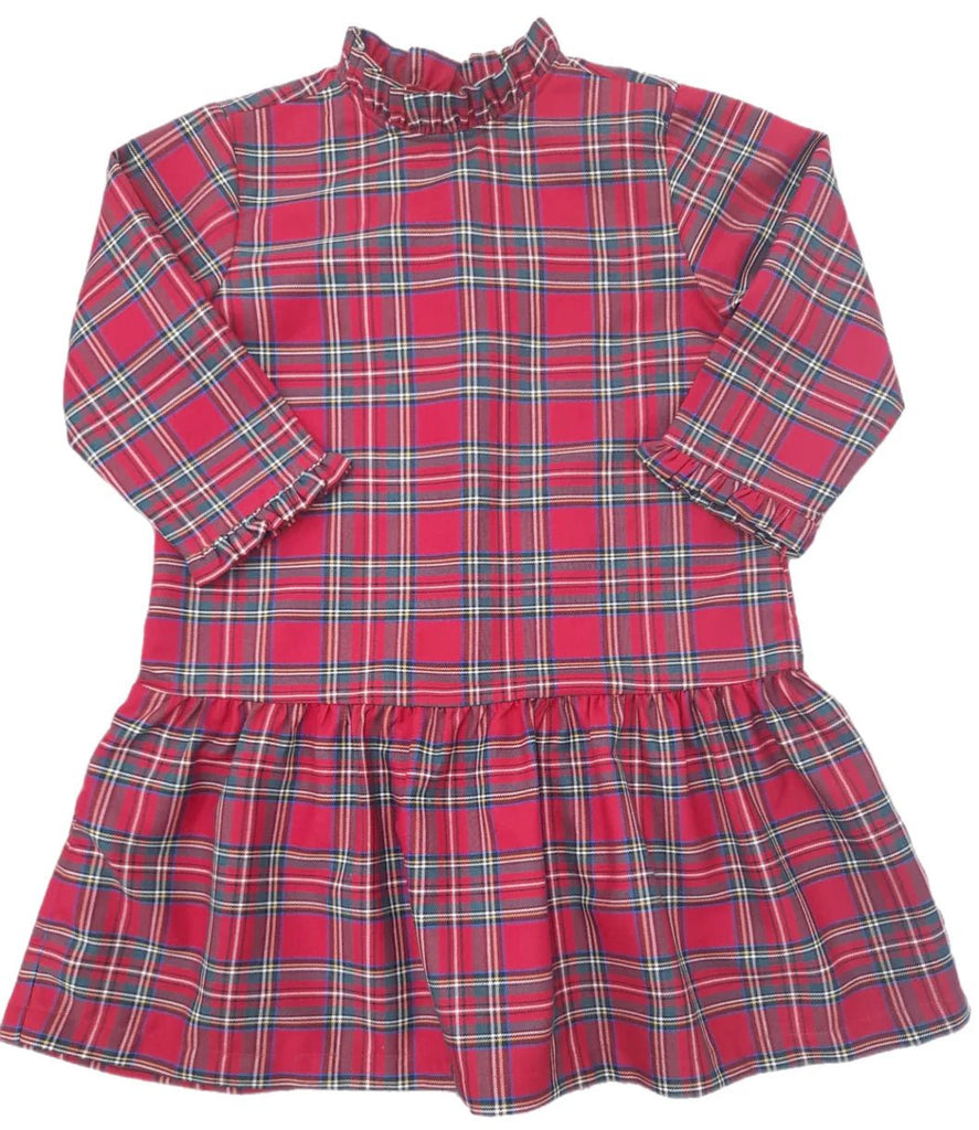 James & Lottie Penelope Dress Red Christmas Plaid - Fun & Fancy Children's Boutique