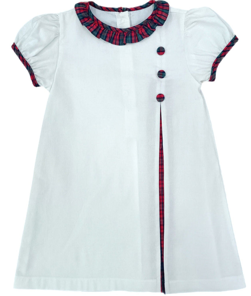 James & Lottie Rosie Dress Red Christmas Plaid - Fun & Fancy Children's Boutique
