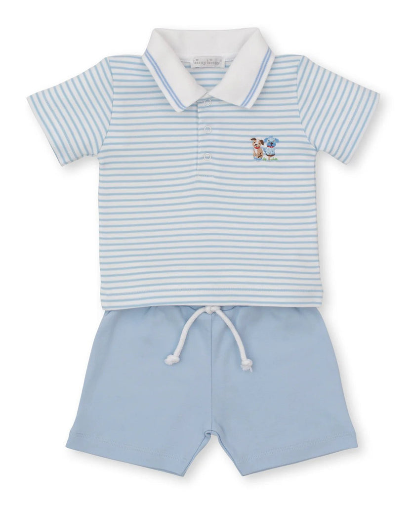 Kissy Kissy Bermuda Set Mix Playground Pups - Fun & Fancy Children's Boutique