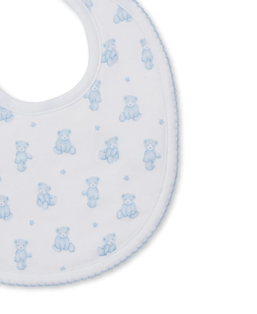 Kissy Kissy Bib Teddy Bear Time Light Blue - Fun & Fancy Children's Boutique