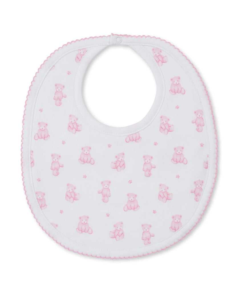 Kissy Kissy Bib Teddy Bear Time Pink - Fun & Fancy Children's Boutique