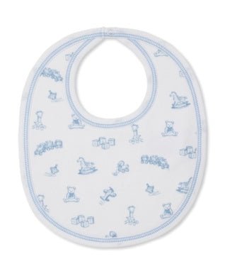Kissy Kissy Bib Vintage Toy Treasures Light Blue - Fun & Fancy Children's Boutique