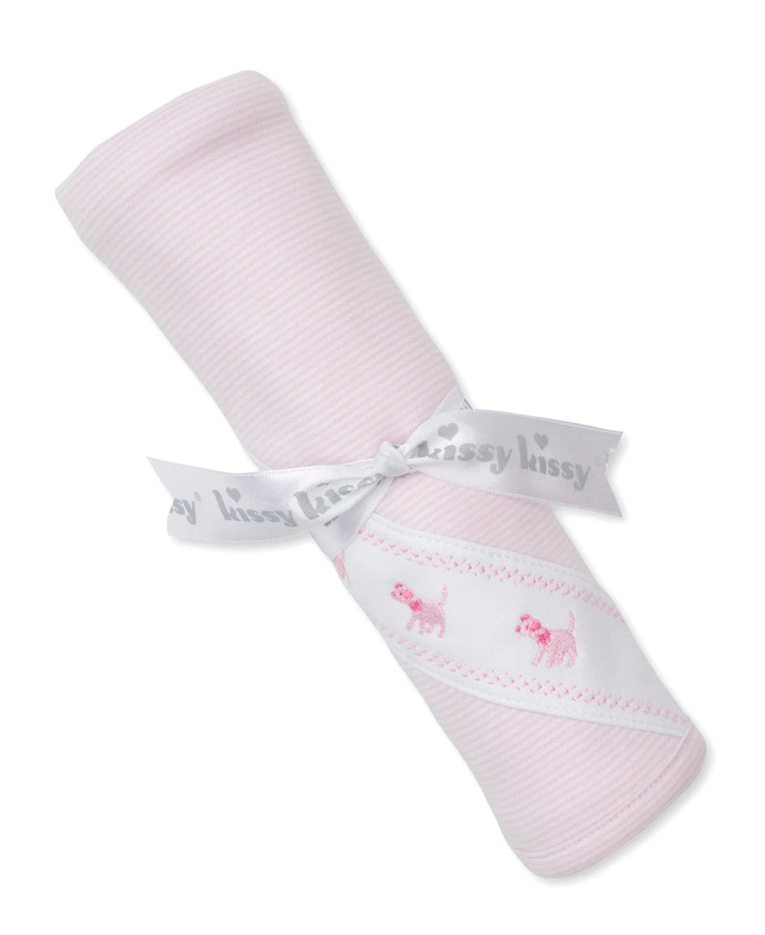 Kissy Kissy Blanket Classic TreasuresFA25 Pink - Fun & Fancy Children's Boutique