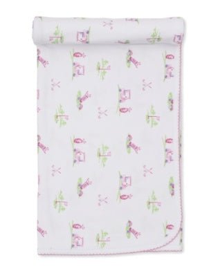 Kissy Kissy Blanket Fairway Foursome Pink - Fun & Fancy Children's Boutique