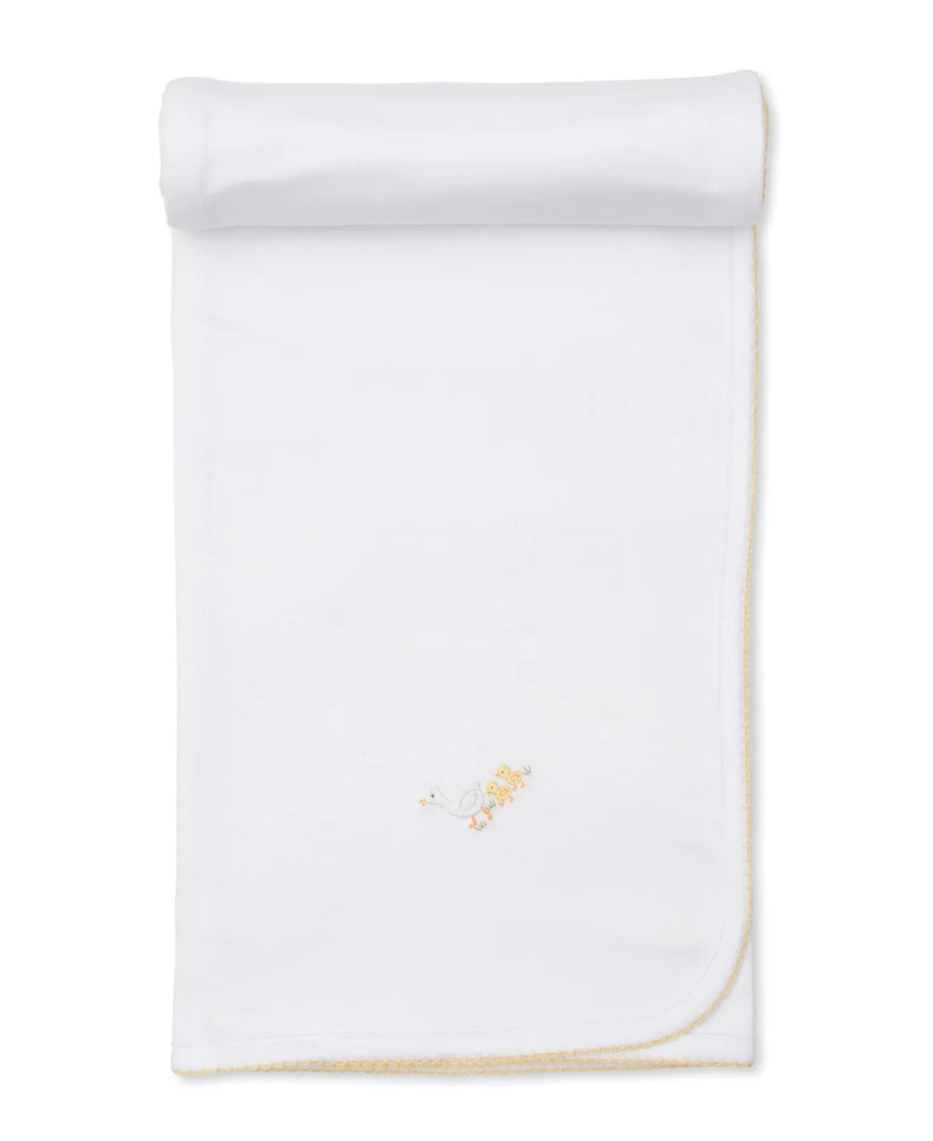 Kissy Kissy Blanket with Hand Embroidery Premier Baby Duckling - Fun & Fancy Children's Boutique
