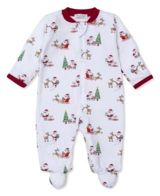 Kissy Kissy Christmas Magic Footie with Zip - Fun & Fancy Children's Boutique