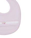 Kissy Kissy CLB Summer Medley Bib with Hand Smocking Pink - Fun & Fancy Children's Boutique