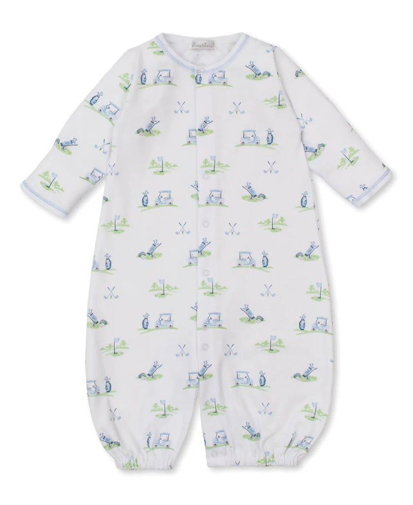 Kissy Kissy Converter Gown Fairway Foursome Blue - Fun & Fancy Children's Boutique