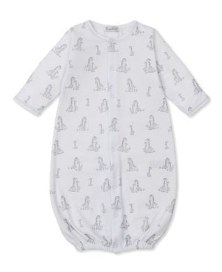 Kissy Kissy Converter Gown Giraffe Grace Light Blue - Fun & Fancy Children's Boutique