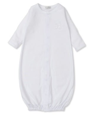 Kissy Kissy Converter Gown Pique Cuddle Bunnies White - Fun & Fancy Children's Boutique