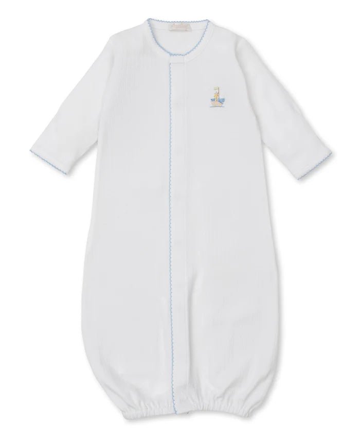 Kissy Kissy Converter Gown Premier Noah's Ark Light Blue - Fun & Fancy Children's Boutique